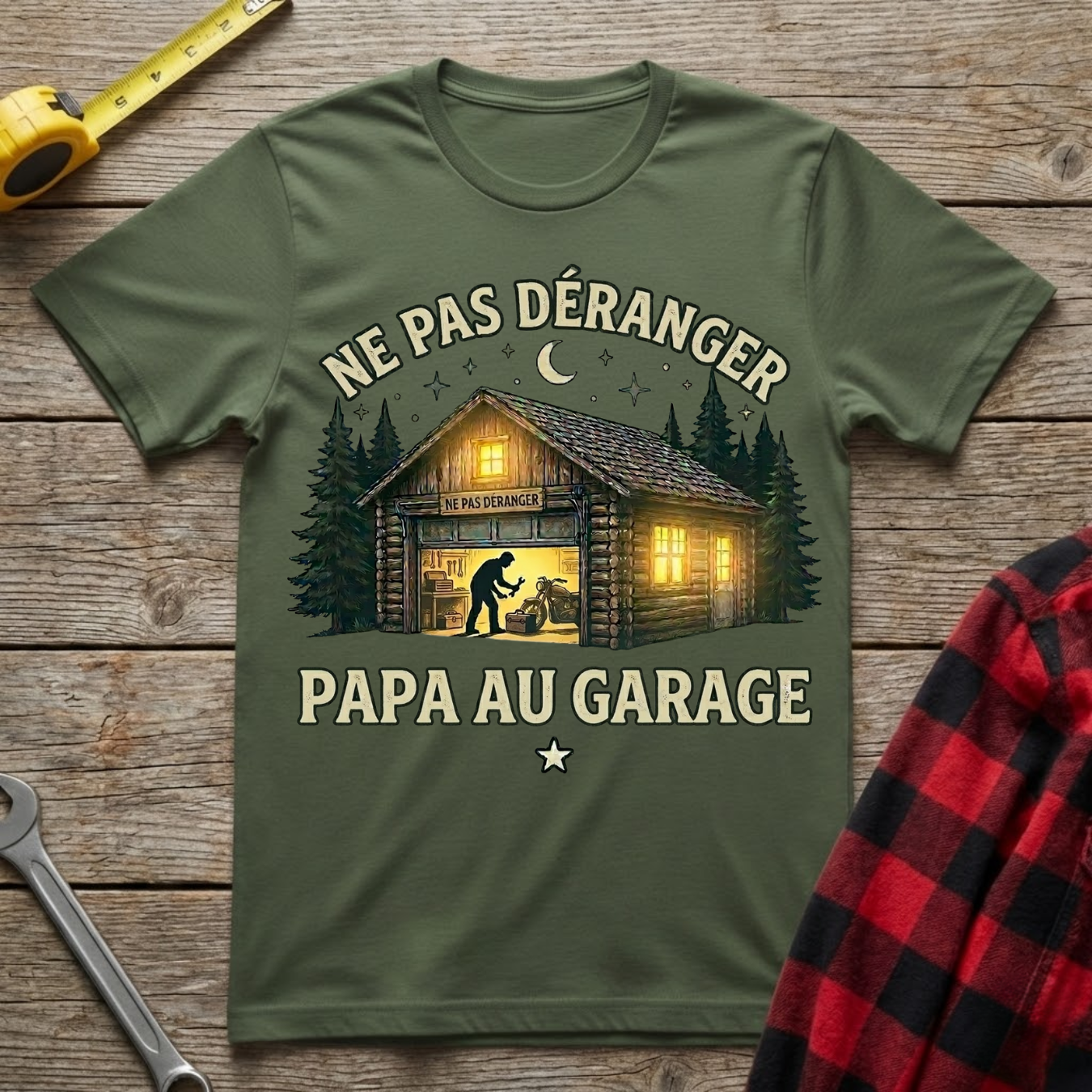 Papa au garage T-Shirt