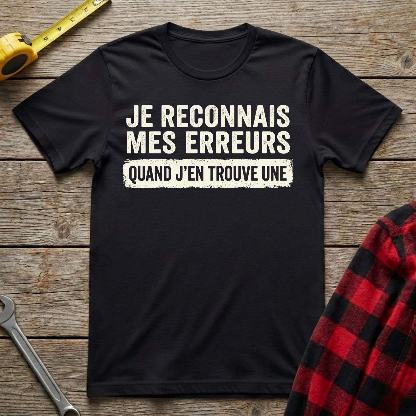 Je Reconnais Mes Erreurs T-Shirt