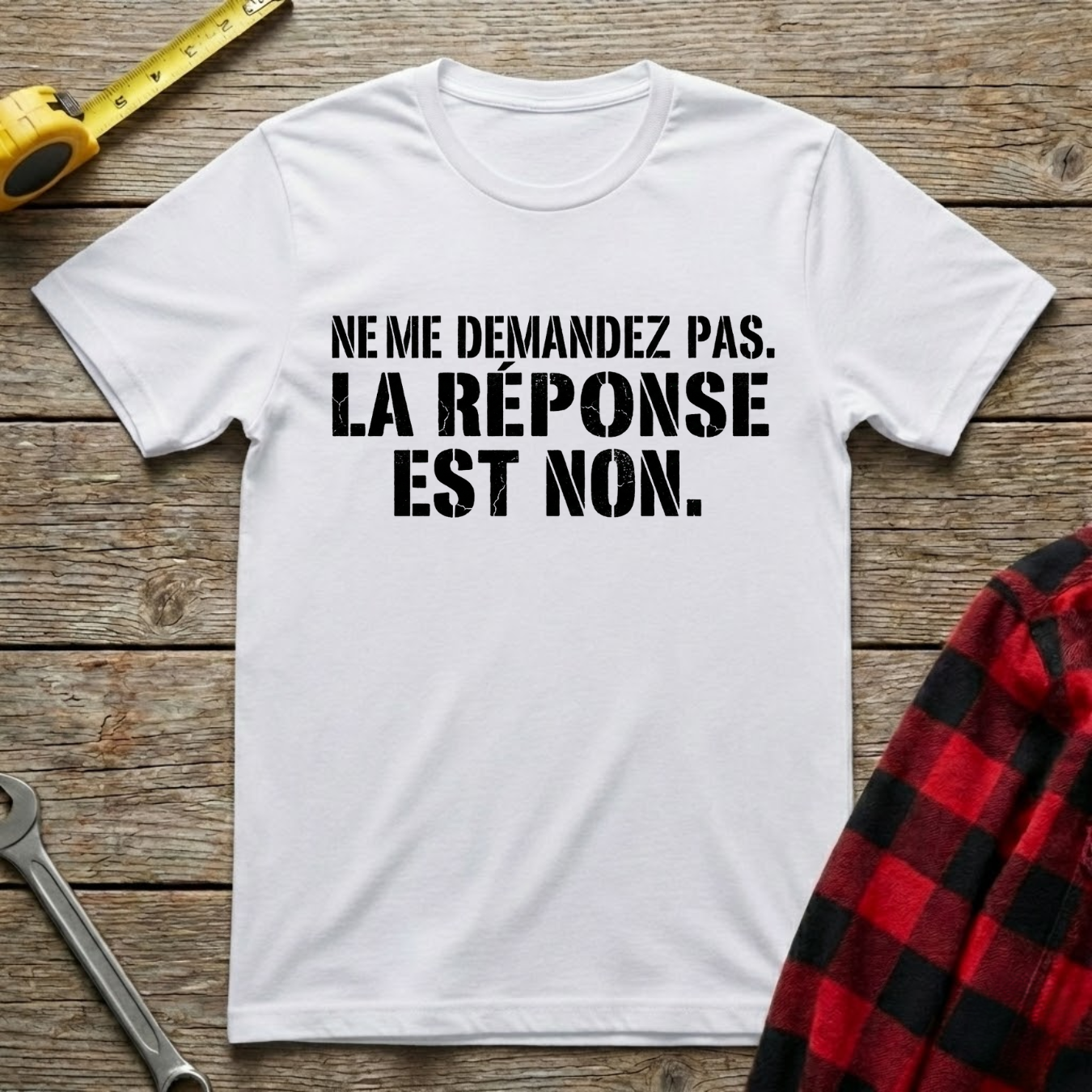 La réponse est non T-Shirt