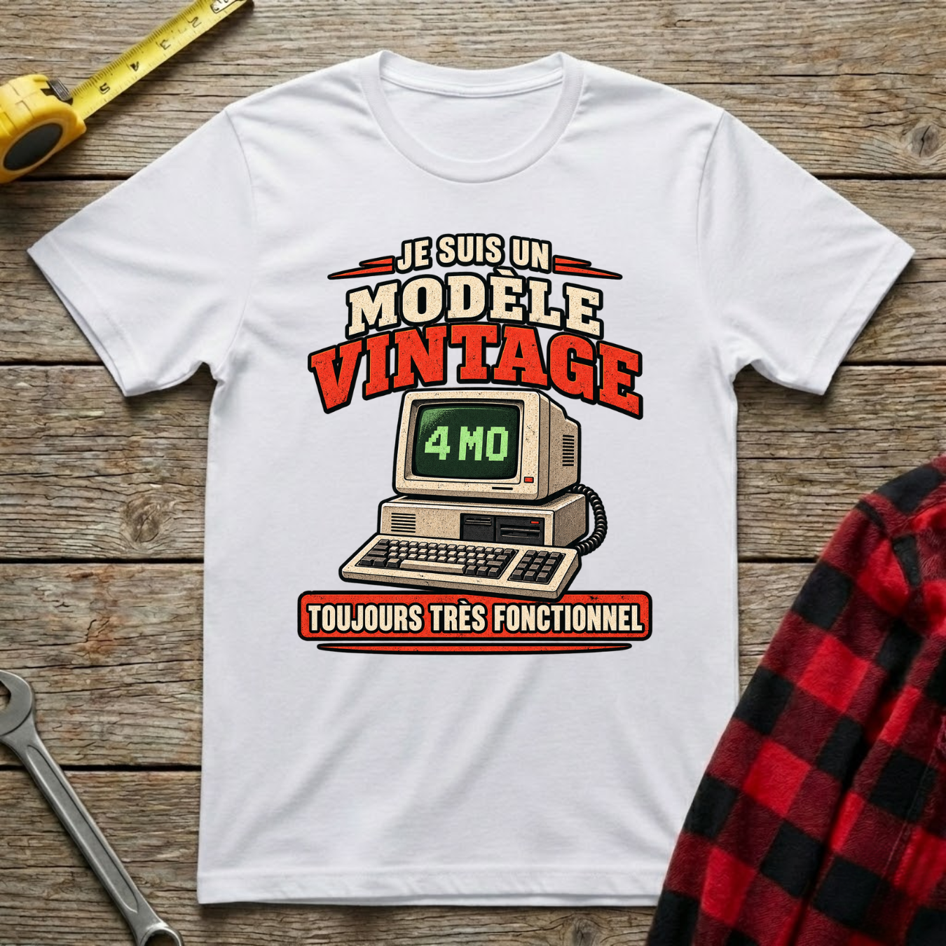 Modèle Vintage, Toujours Très Fonctionnel T-Shirt