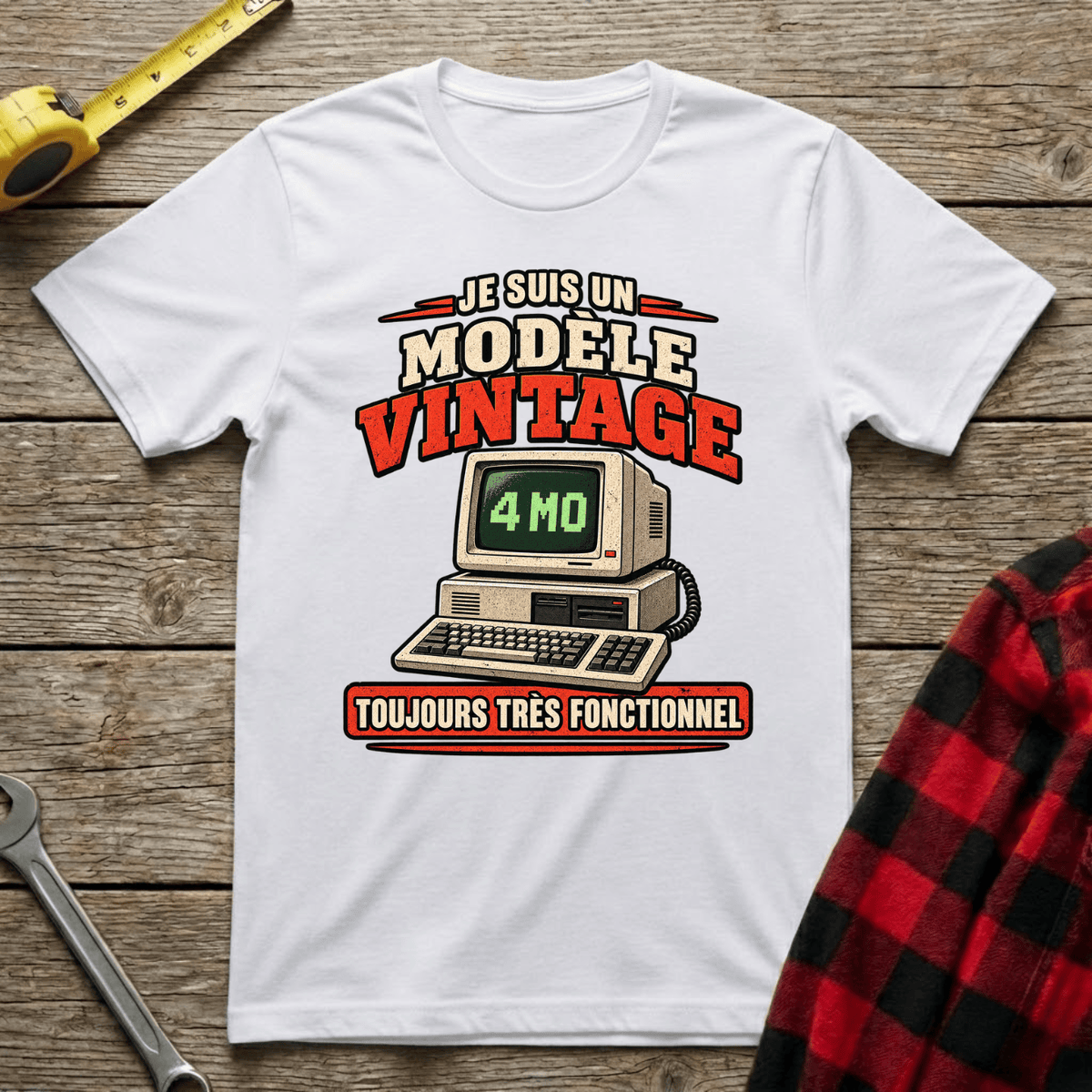Modèle Vintage, Toujours Très Fonctionnel T-Shirt