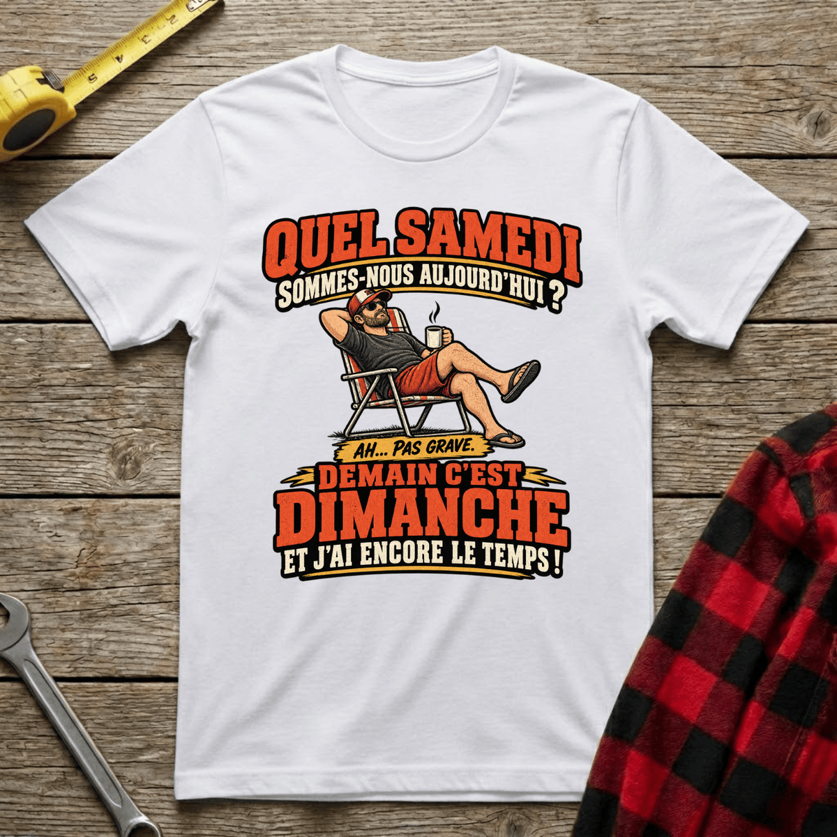 Quel Samedi Sommes-Nous T-Shirt