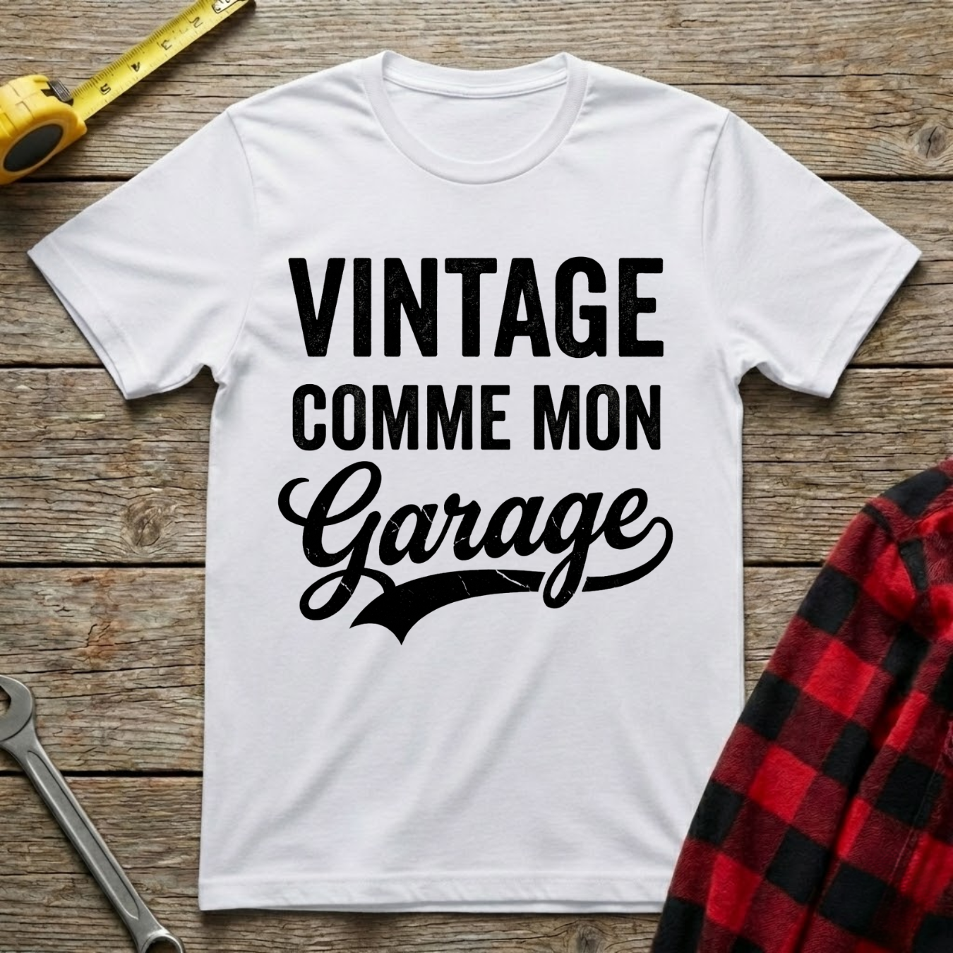 Vintage Comme Mon Garage T-Shirt