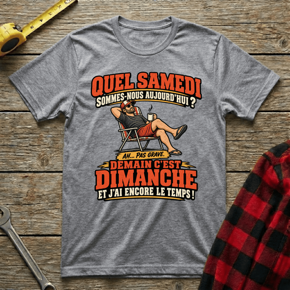 Quel Samedi Sommes-Nous T-Shirt