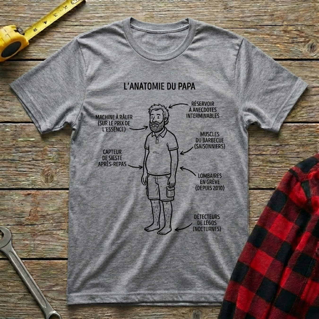 Anatomie du papa T-Shirt