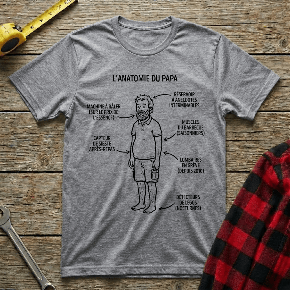 Anatomie du papa T-Shirt