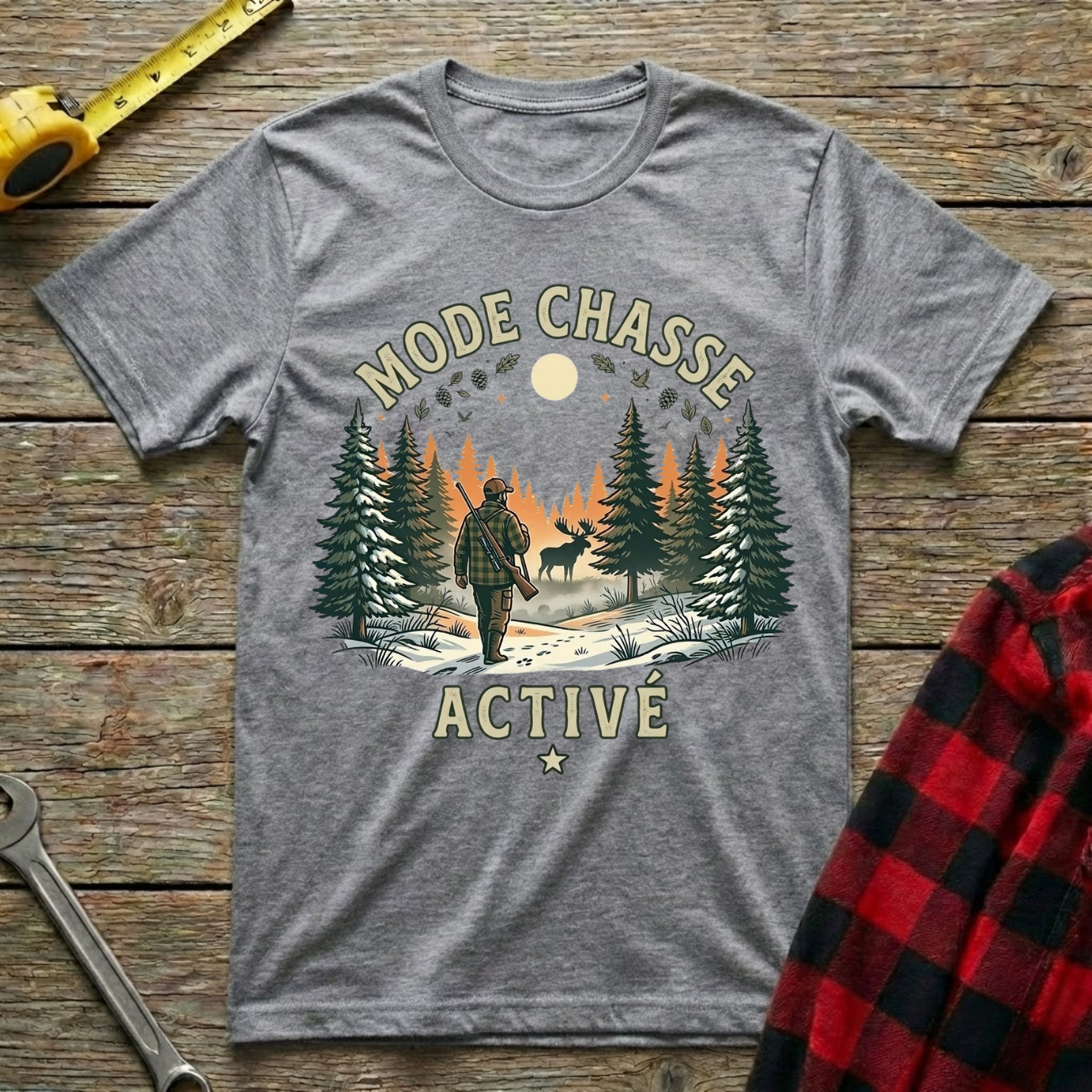 Mode Chasse Activé T-Shirt